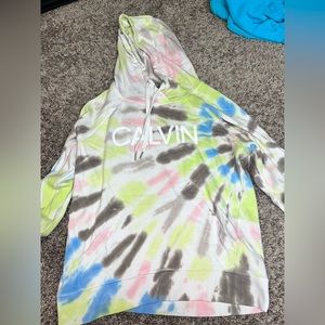 Tie dye Calvin Klein sweatshirt